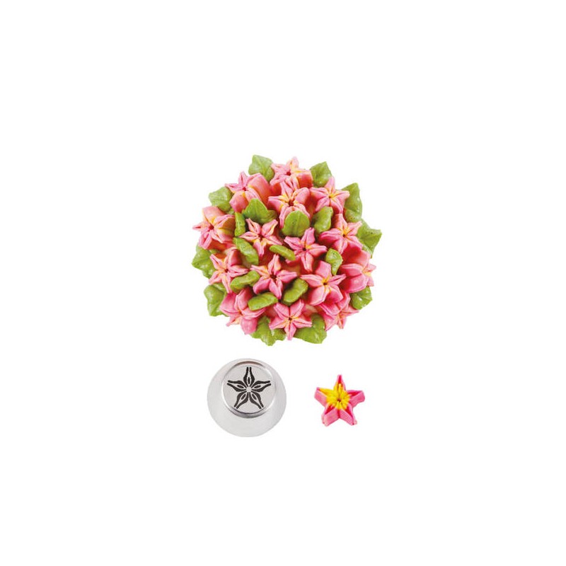 BECCUCCIO INOX DECORA N°30 FIORE A STELLA