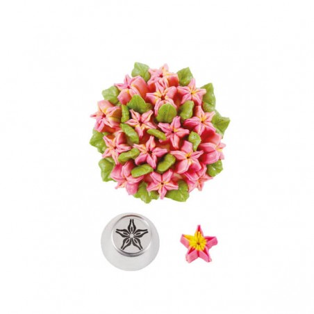 BECCUCCIO INOX DECORA N°30 FIORE A STELLA
