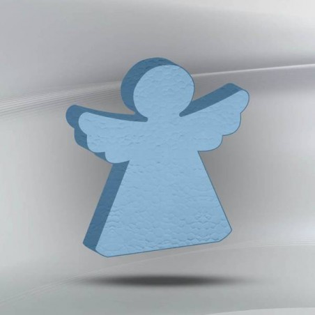 SAGOMA POLISTIROLO PASTELLO ANGELO 3cm CELESTE