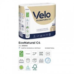 CARTA IGIENICA ECONATURAL C4 2V 400str 4 ROTOLI VELO