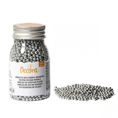 PERLE DI ZUCCHERO 100gr ARGENTO