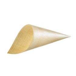 CONO IN LEGNO EXTRA ø9,5x22,5cm 50pz LEO