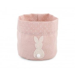 SACCOCCIO ROSA CONIGLIETTO ø11cm H.12cm