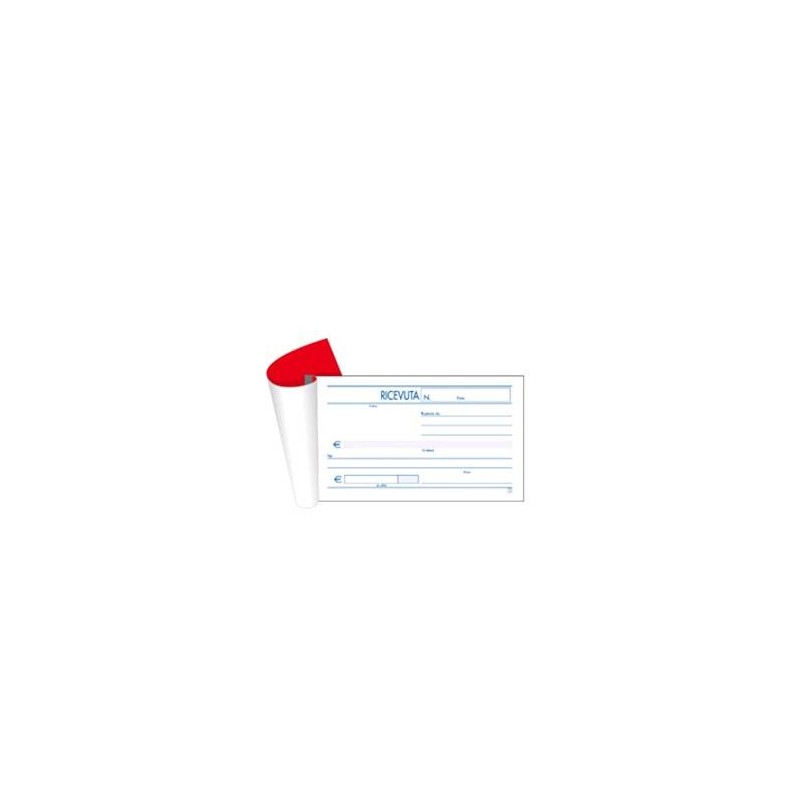 BLOCCO RICEVUTE GENERICHE 9,8x16,5cm 2 COPIE 50fg BM