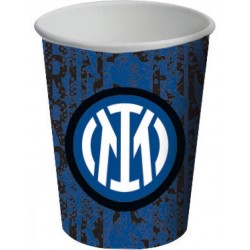BICCHIERE CARTA 266ml INTER OFFICIAL 8pz
