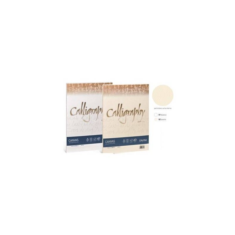 CARTA A4 CANVAS 200gr RISMA 50fg AVORIO