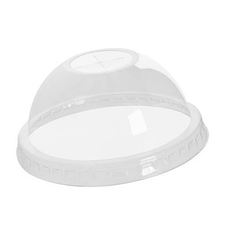 COPERCHI BICCHIERI PET TRASPARENTI 200/250/300/350 SLIM DOME 50pz