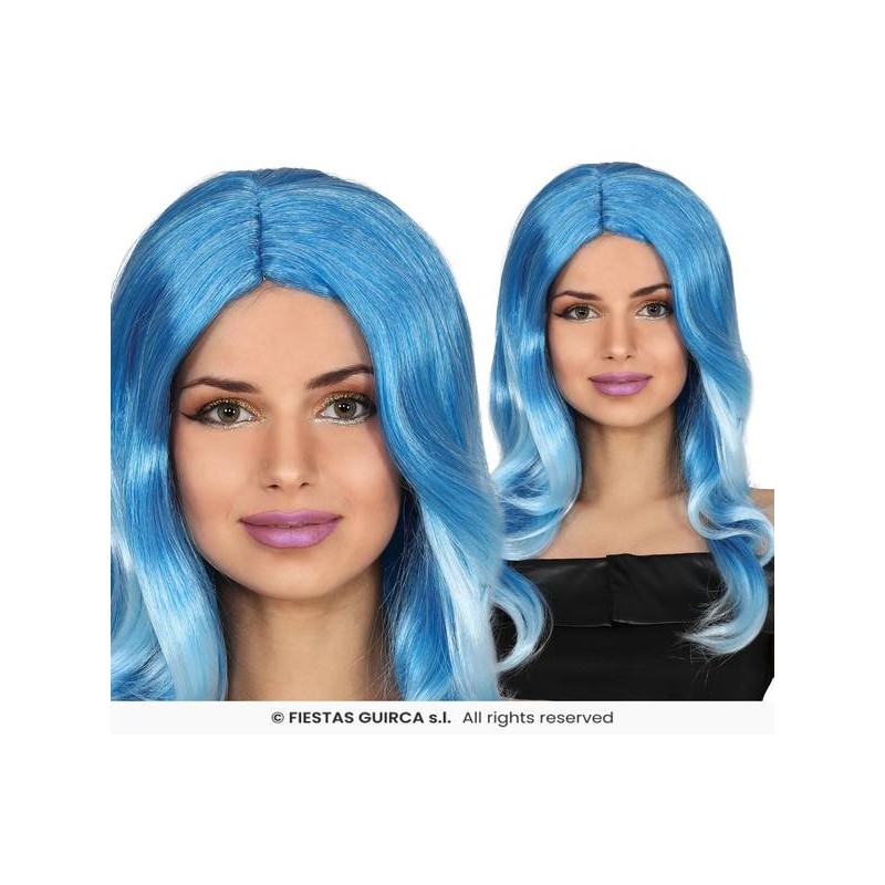 PARRUCCA LUNGA AZZURRA