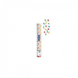 CANNONE SPARA CORIANDOLI 30cm MULTICOLOR