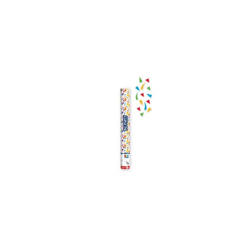 CANNONE SPARA CORIANDOLI 30cm MULTICOLOR