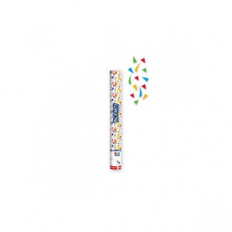 CANNONE SPARA CORIANDOLI 30cm MULTICOLOR