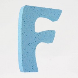 LETTERA POLISTIROLO PASTELLO mm120x90 F CELESTE