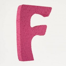 LETTERA POLISTIROLO PASTELLO mm120x90 F FUCSIA