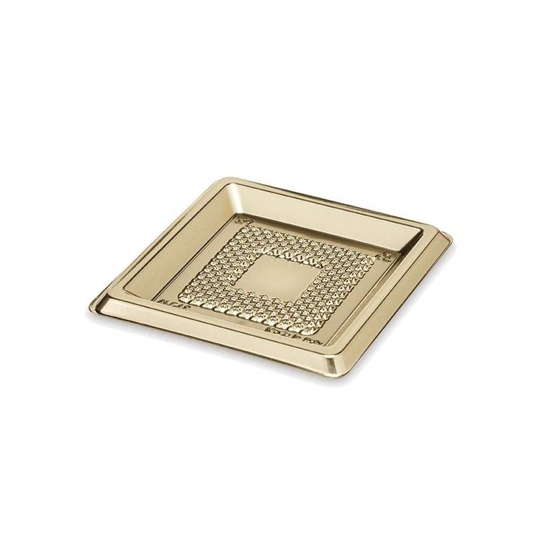 VASSOIO MEDORO QUADRATO 12x12cm