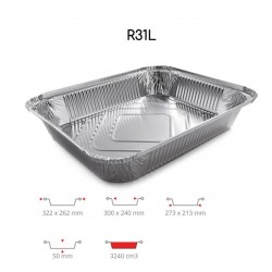 TEGLIA ALLUMINIO PRED. COP. 8 PRZ R31L 50pz CONTITAL