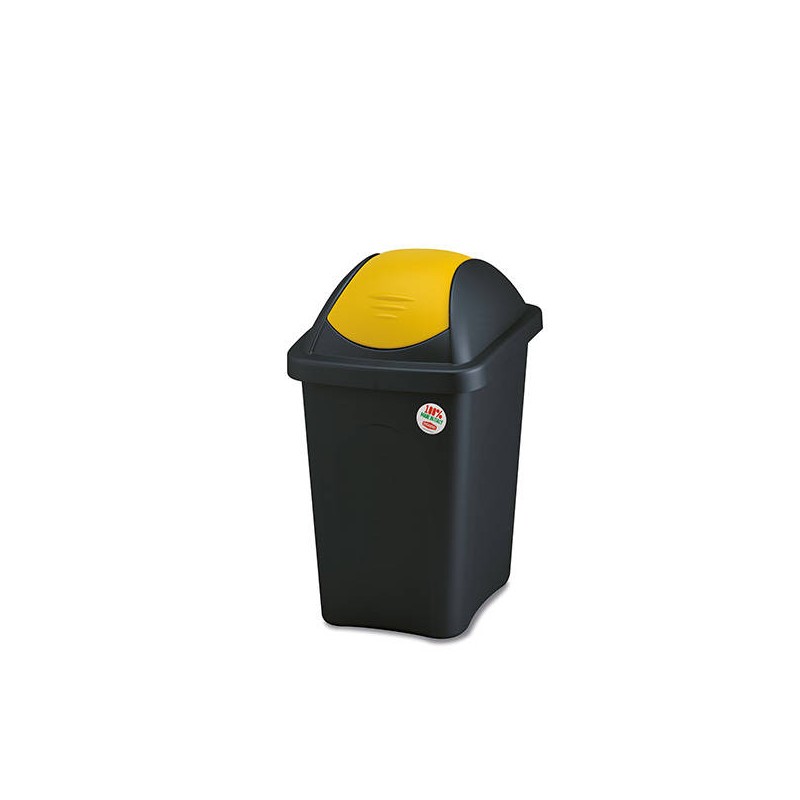 PATTUMIERA BASCULINA MULTIPAT 30lt COP. GIALLO 29x39x50cm