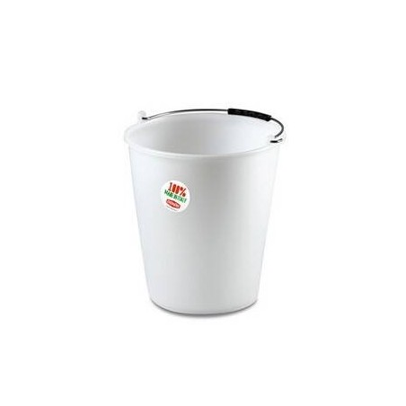 SECCHIO CASALINGO POLIETILENE ø26x24h 7lt NEUTRO
