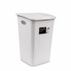 PORTABIANCHERIA ELEGANCE 38x37x54,5h 50lt BIANCO