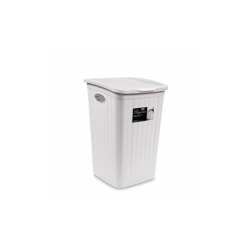 PORTABIANCHERIA ELEGANCE 38x37x54,5h 50lt BIANCO