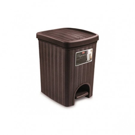 PATTUMIERA LINEA ELEGANCE 6lt MOKA 20,5x20,5x28cm