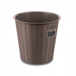 CESTINO GETTACARTE ELEGANCE ø28x26,5cm TORTORA