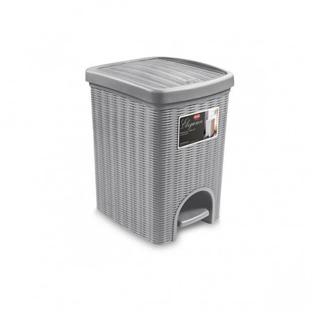 PATTUMIERA LINEA ELEGANCE 20lt STONE GREY 31x27,5x39cm