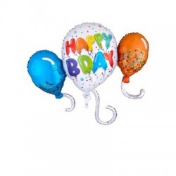 PALLONE MYLAR SUPERSHAPE BIRTHDAY CELEBRETION 86x73cm