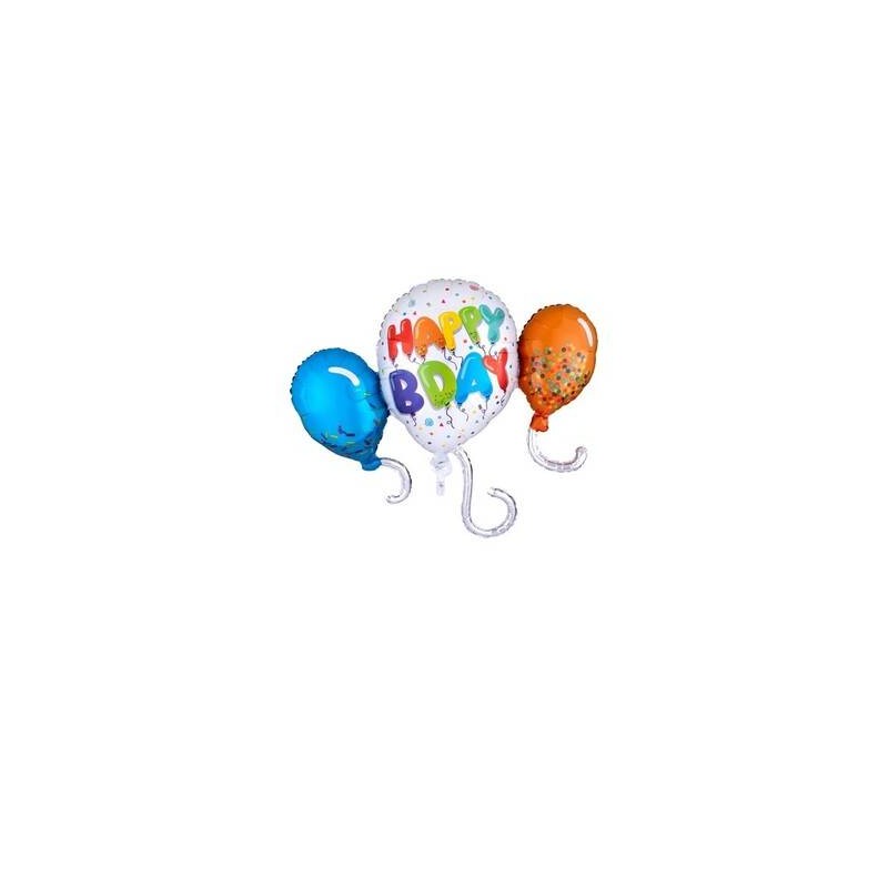 PALLONE MYLAR SUPERSHAPE BIRTHDAY CELEBRETION 86x73cm