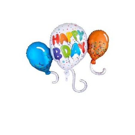 PALLONE MYLAR SUPERSHAPE BIRTHDAY CELEBRETION 86x73cm