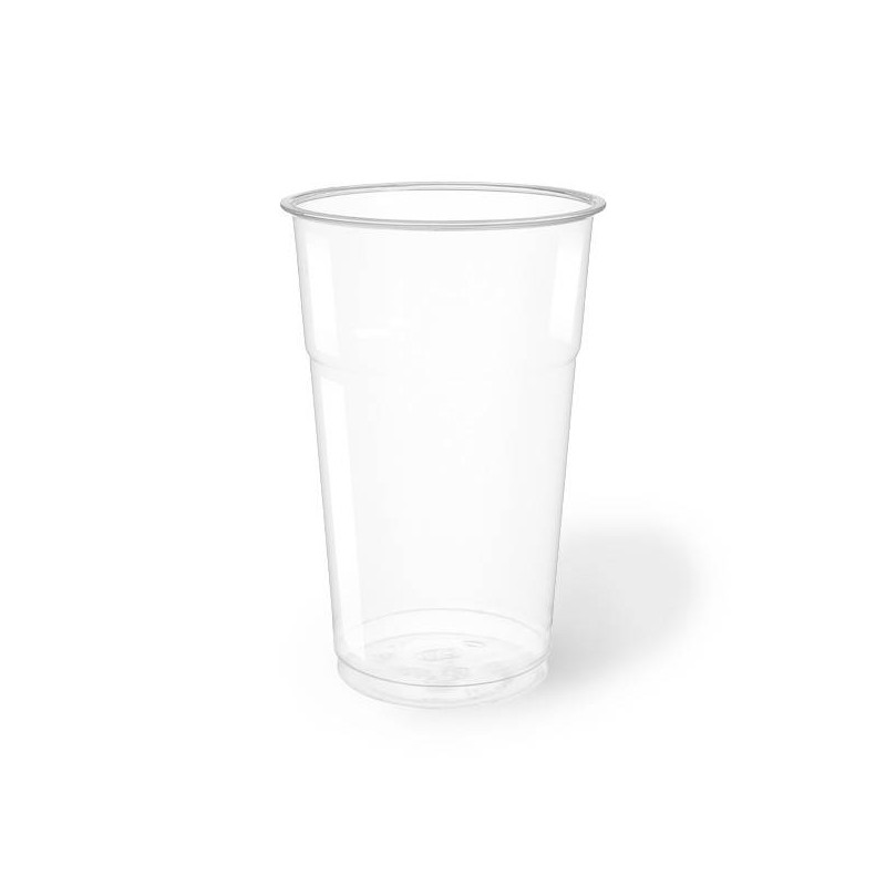 BICCHIERI PLA TRASPARENTI 500ml (TACCA 0,4) NATURIA COMPOSTABILE 50pz