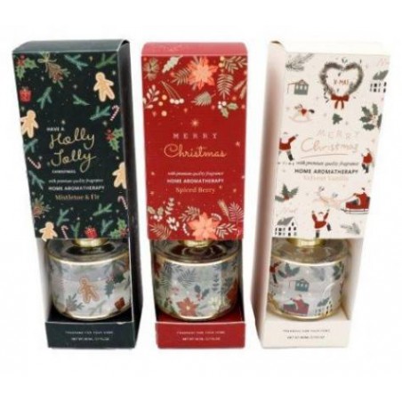 PROFUMATORE D'AMBIENTE C/STECCHI 80ml NATALIZIO 3ass.ti 1pz