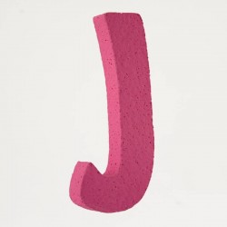 LETTERA POLISTIROLO PASTELLO mm120x90 J FUCSIA
