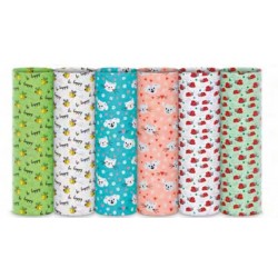 CARTA REGALO ROTOLO ECO PICCOLI AMICI 0,7x2mt ASS.TI 1pz