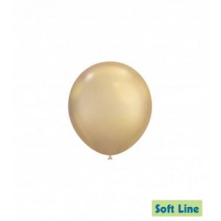 PALLONCINI LATTICE SOFT LINE CHROME 5 13cm ORO CHIARO 124 100pz RC