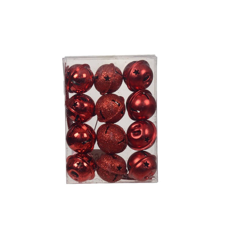 CAMPANELLE IRON RED Ø3cm 12pz