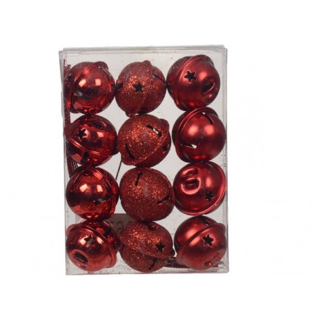 CAMPANELLE IRON RED Ø3cm 12pz