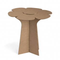 ALZATA FIORE CARTONCINO AVANA 30x29cm 2pz