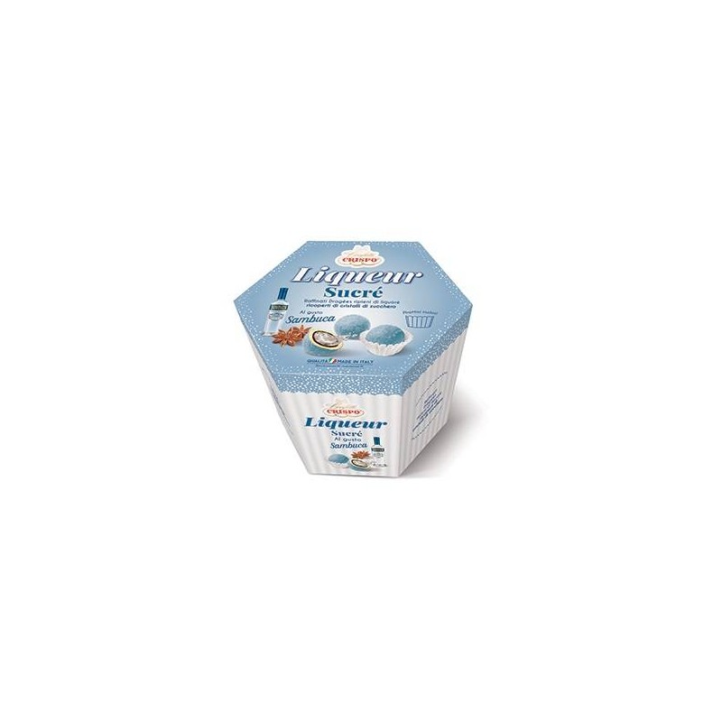 LIQUEUR SUCRè DRAGEES SAMBUCA 500gr C/GRANELLA CELESTE