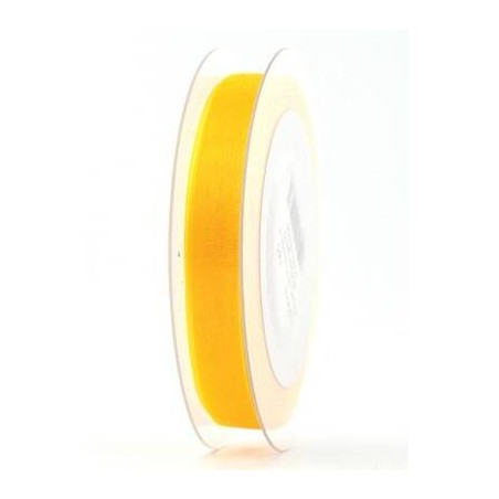 NASTRO ORGANZA mm15x50mt GIALLO TUORLO