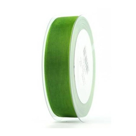 NASTRO ORGANZA mm25x50mt VERDE BANDIERA