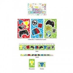SET CANCELLERIA VIDEOGIOCHI 5pz