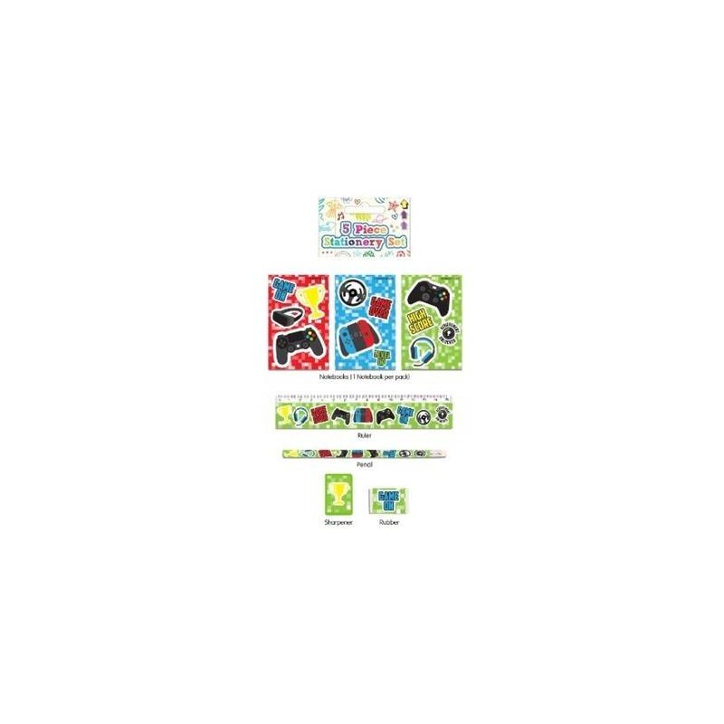 SET CANCELLERIA VIDEOGIOCHI 5pz