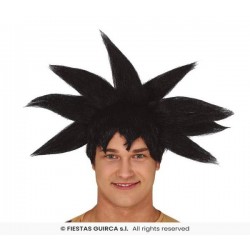 PARRUCCA GUERRIERO NERA IN BOX