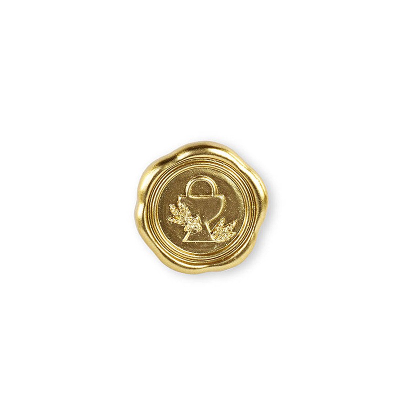 CERALACCA ORO CALICE COMUNIONE ADESIVA Ø3,5cm 12pz