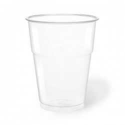 BICCHIERI PLA TRASPARENTI 350ml (TACCA 0,3) NATURIA COMPOSTABILE 50pz