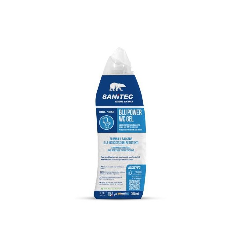 BLU POWER WC GEL DISINCROSTANTE 700ml SANITEC