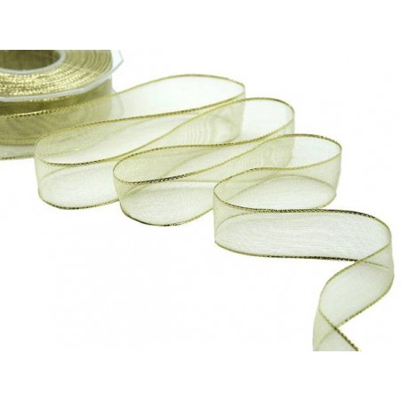 NASTRO VELO LAME' ANIMATO mm25x25mt COL.102 ORO