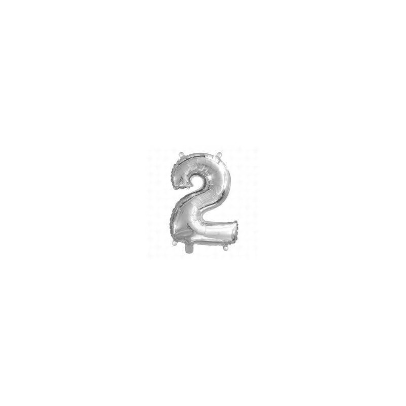 PALLONE MYLAR N°2 40cm SILVER