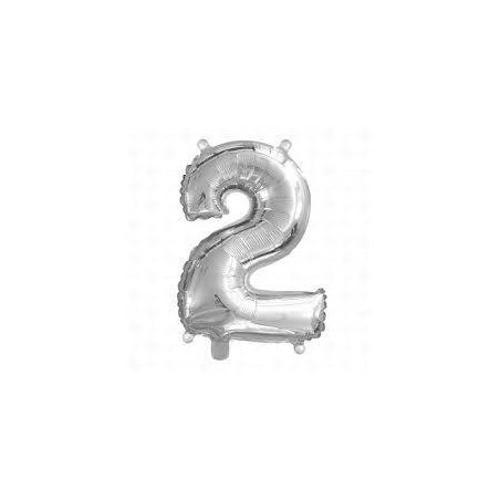 PALLONE MYLAR N°2 40cm SILVER