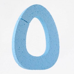 LETTERA POLISTIROLO PASTELLO mm120x90 O CELESTE